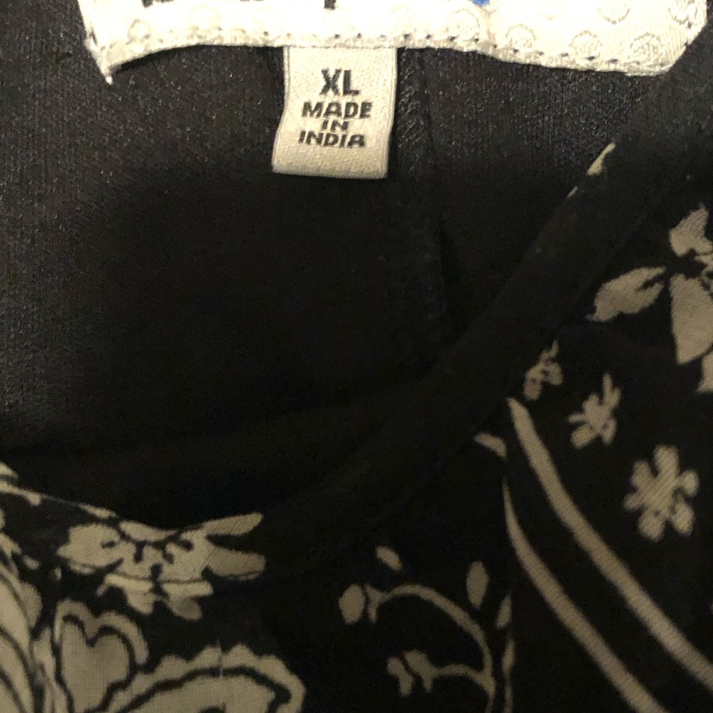 Bailey Blue Black and White Floral Jumpsuit